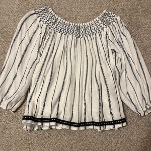 off the shoulder shirt